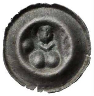 Fundmünze, Hohlpfennig, nach 1363 - Anfang 16. Jh.