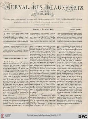 Nr. 14 (31 Juillet 1864)