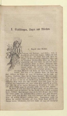 I. Erzählungen, Sagen und Märchen