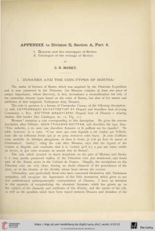 1. Dusares and the coin-types of Bostra