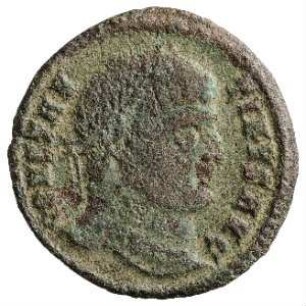 Münze, Follis, Aes 3, 324 - 325 n. Chr.