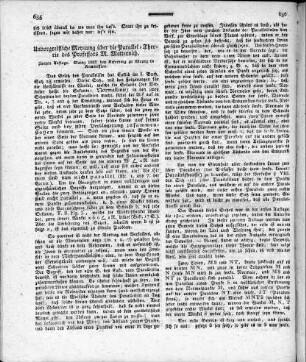Unvorgreifliche Meynung über die Parallel-Theorie des Professors M. Metternich