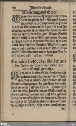 Musierung auff Goldt