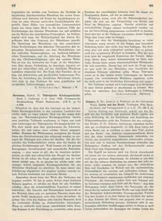 87-88 [Rezension] Thüringische Kirchengeschichte. Band I.