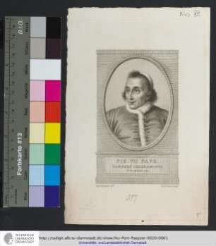 Pie VII. Pape : Barnabé Chiaramonti : Né le 14 Aout 1742