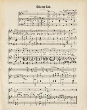 Zwei Lieder : für eine Singstimme mit Klavierbegleitung ; Op. 34