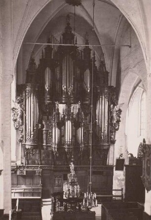 Lübeck. Ägidienkirche. Orgel: 1624-26 von Michael Sommer.