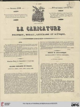 Numéro 108 (29 Novembre 1832)