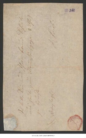 Brief von Fries an Friedrich Francke