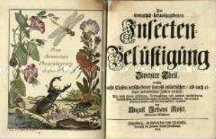 Insektenwerk von August Johann Rösel von Rosenhof