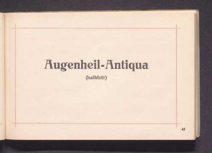 Augenheil-Antiqua (halbfett)