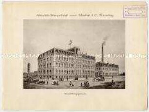 Bild vom Verwaltungsgebäude der Elektrizitäts-Aktiengesellschaft in Nürnberg