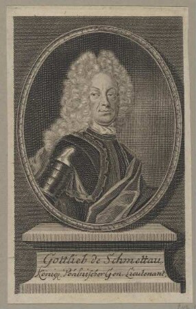 Bildnis des Gottlieb de Schmettau