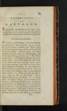 Geschichte Von Karthago.
