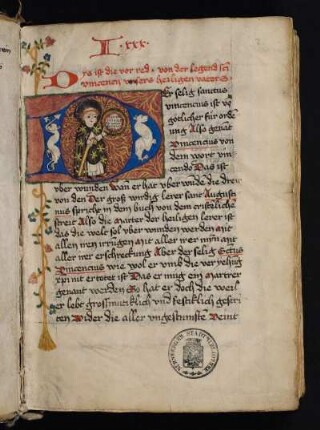 Vita des Vinzenz Ferrer, dt.