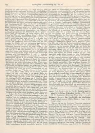 300-302 [Rezension] Loofs, Friedrich, Nestorius and his place in the History of Christiane doctrine