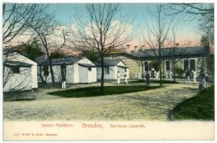 Dresden. Garnison-Lazarett,Isolier-Pavillons