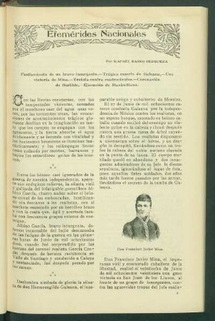 Efemérides Nacionales