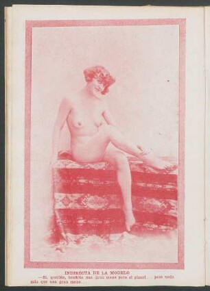 Indirecta de la modelo [Fotografía]