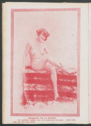 Indirecta de la modelo [Fotografía]