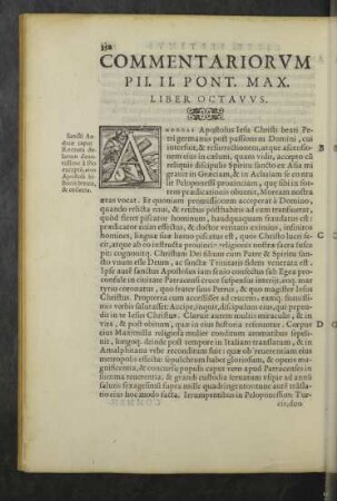 Liber octavus.