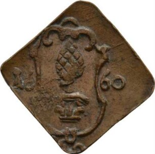 Münze, Pfennig, 1760