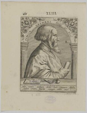 Bildnis des Simon Grynaeus
