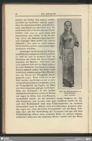 Mädchenstatue im Burgmuseum