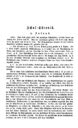 Schul-Chronik