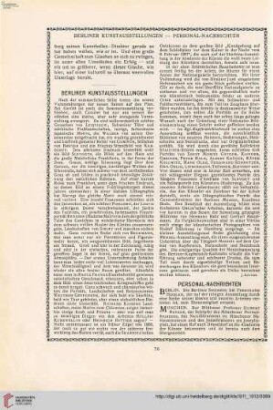 27: Berliner Kunstausstellungen