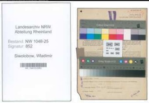 Entnazifizierung Wladimir Siwolobow , geb. 17.01.1896 (Ingenieur)