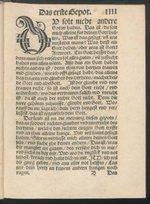 Das erste Gepot.