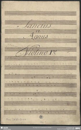 vl 1 (Sanctus, Agnus)