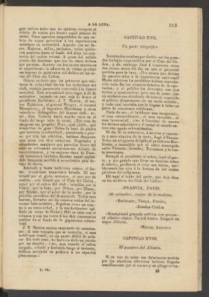 Capítulo XVII. - Un parte telegráfico.
