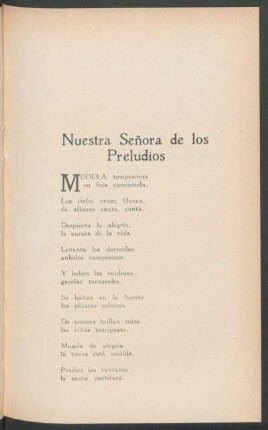 Nuestra Señora de los Preludios
