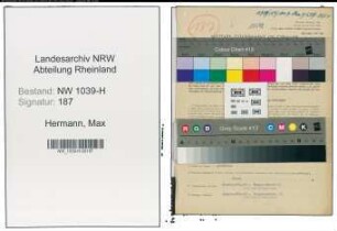 Entnazifizierung Max Hermann , geb. 11.03.1902 (Angestellter)