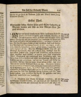 135-146, Erster Theil; Zweyter Theil