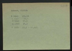 Schenk, Ulrich