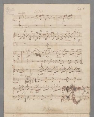 Keyboard pieces; E|b; op. 80/2; arrangiert; pf 4hands - BSB Mus.Schott.Ha 11717-2