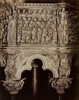 Die Marmorkanzel im Dom von Siena - Detail