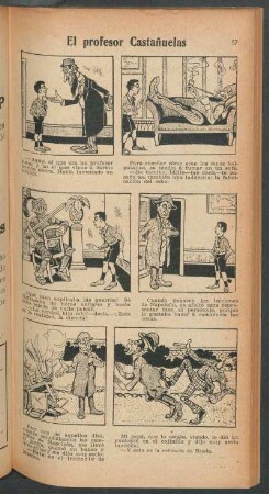 El profesor Castañuelas - [Cómic]
