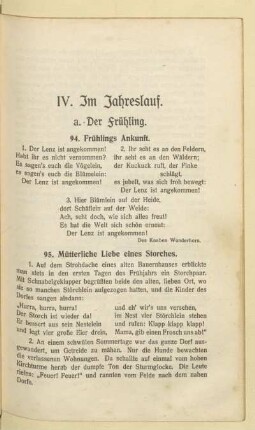 IV. Im Jahreslauf