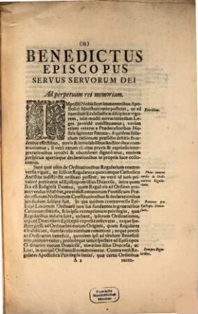 Constitutio de ordinationibus regularium