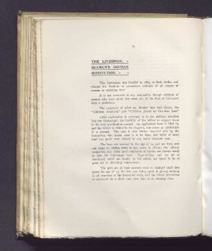 The Liverpool seamen`s orphan institution.