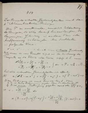 § 14. Das Prinzip der virtuellen Geschwindigkeiten und das d'Alembertsche Prinzip