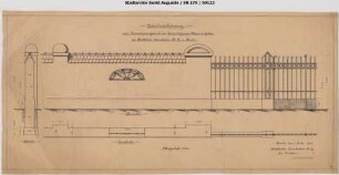 Beuel, Bahnhof, Einfriedungsmauer und Gitter