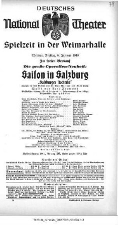 Saison in Salzburg