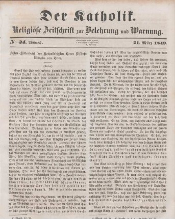 133-135 Fasten-Hirtenbrief des Hochwürdigsten Herrn Bischofs Wilhelm von Trier : Schluss