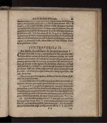 An Missa sacrificium sit propitiatorium?