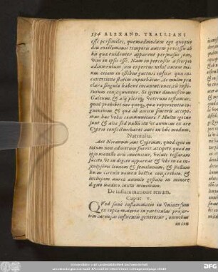 De inflammatione renum. Caput V.